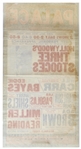 12.5 x 24 Poster From June 1939 Advertising The Three Stooges Show at the Blackpool Palace in England -- Curly Misspelled as Curley